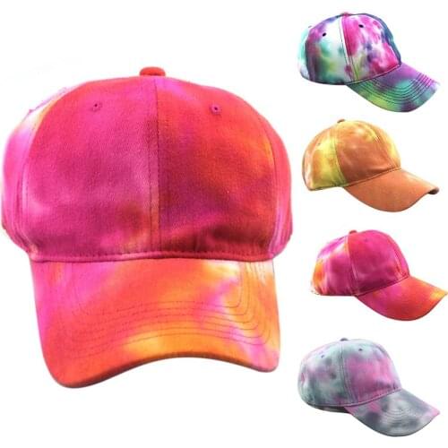 Unisex Stylish Gradient Color Tie Dye Anti UV Outdoor Sports Hat Baseball Cap Sock Breathable Short Socks Solid Color Ankle Sock