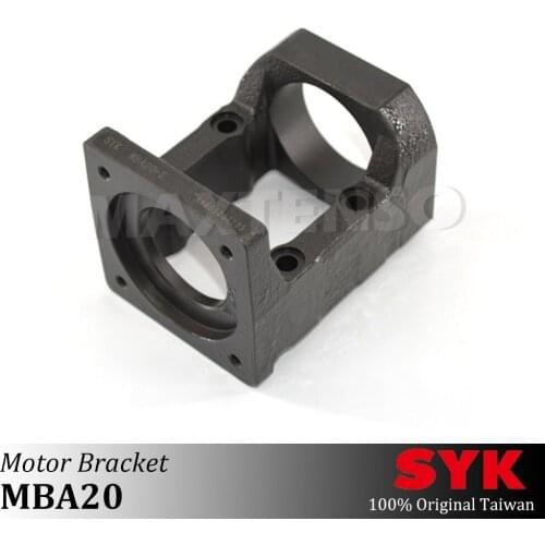 SYK Premium Motor Bracket ball screw motor housing MBA20 for stepper motor NEMA17 NEMA23 NEMA34 set with support unit FKA20 BF20
