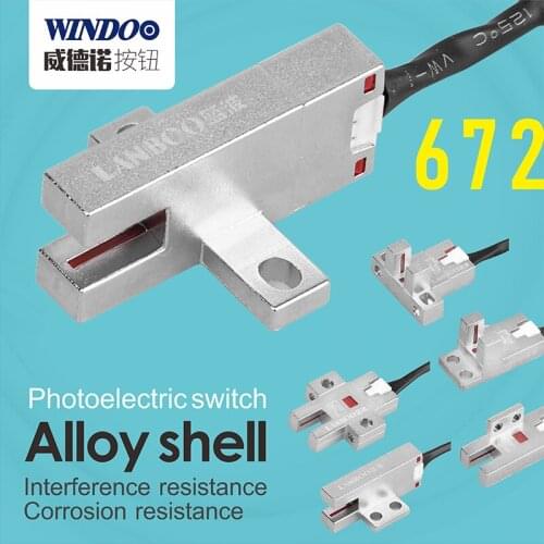 U-Slot Stype Metal Infrared Optoelectronic Photoelectric Sensor Switch EE-SX670 EE-SX671 EE-SX672 673 EE-SX677 Counting Limit