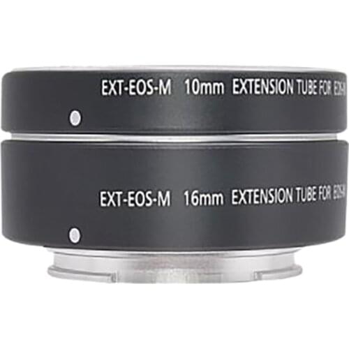 Extension Tube,Macro AF Auto Extension Tube Set (10mm+16mm) for EOS-M Focus Macro Extension Tube