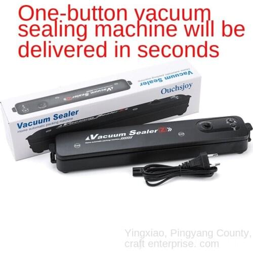 Vacuum machine household automatic vacuum sealing machine mini plastic sealing machine portable kitchen preservation machine