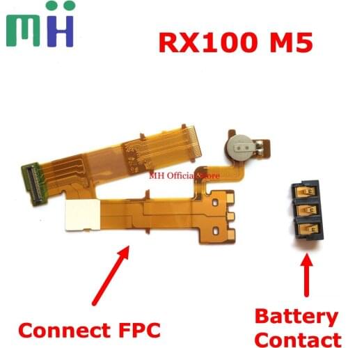For Sony RX100M5 RX100 M5 DSC-RX100 V Battery Power Contact FPC Connect Flex Cable ASSY Camera Replacement Spare Part