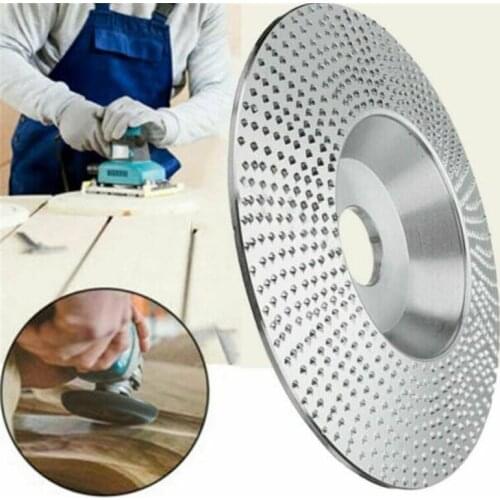 1 PC Wood Angle Grinding Wheel Sanding Carving Rotary Tool Abrasive Disc For Angle Grinder Tungsten Carbide Coating Bore Shaping