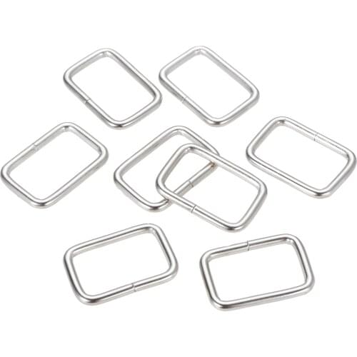 10Pcs/20Pcs Metal Rectangle Buckle Backpacks Bag Buckles Hasp Clasp Adjustable Belt Buckle shoes Bags DIY Accessorie