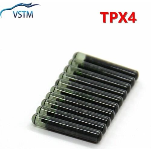 10pcs/lot New Original Car Key Chip JMA TPX4 Cloner Chip Glass TPX4 Transponder Chip for JMA Replace TPX3 Copy Chip