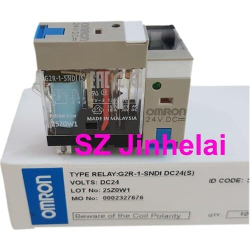 10pieces OMRON G2R-1-SNDI(S) 24VDC Authentic Original Relay G2R-1-SNDI DC24(S)