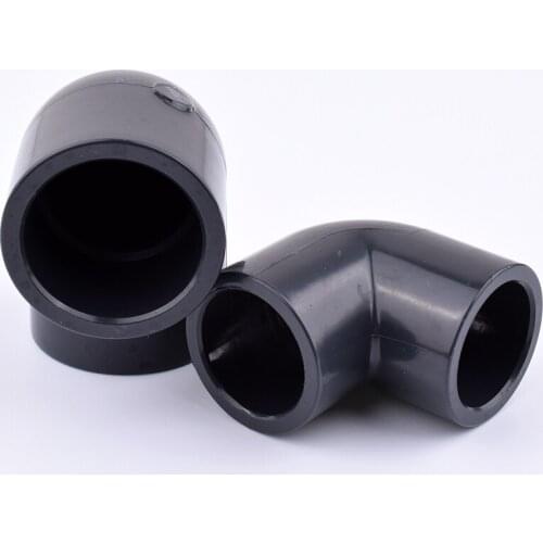2~10Pcs ID 20-63mm Hi-quality UPVC Pipe 90° Equal Elbow Connector Garden Irrigation Connector Aquarium Adapte Water Supply Pipe