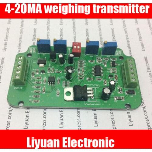 4-20MA weighing transmitter / 0-5V Weighing amplifier Circuit board / load cell voltage current converter 0-10V