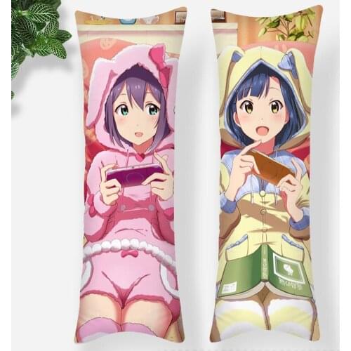 Mochizuki Anna Anime Girl Body Pillow Case 3D Double-Sided Print Silk Smooth Soft Fabric Pillow Cover For Boys Girls Gift 0618
