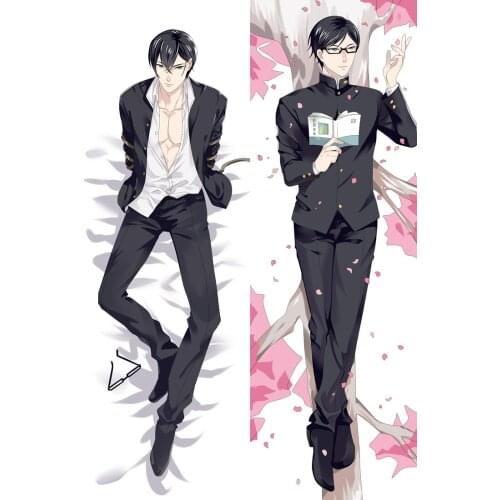 Anime Sakamoto Desu ga Male Hugging Body Pillow Cover Case boy Throw Dakimakura oreiller