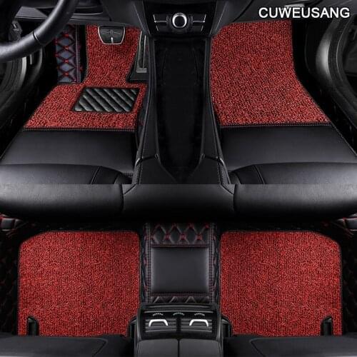 CUWEUSANG Custom Car floor Foot mat For Dodge Journey Caliber Avenger Challenger Charger waterproof auto accessories
