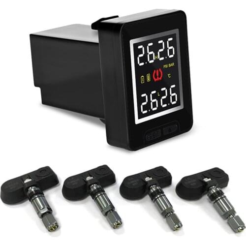 For Honda/Toyota/Nissan/Mazda CAREUD Car electronics Wireless TPMS Tire Pressure Monitoring System Internal/External LCD Display