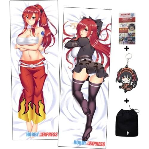 Hobby Express Dakimakura Japanese Otaku Waifu Hugging Body Pillow Cover Fairy Tail Erza Scarlet ADP86070