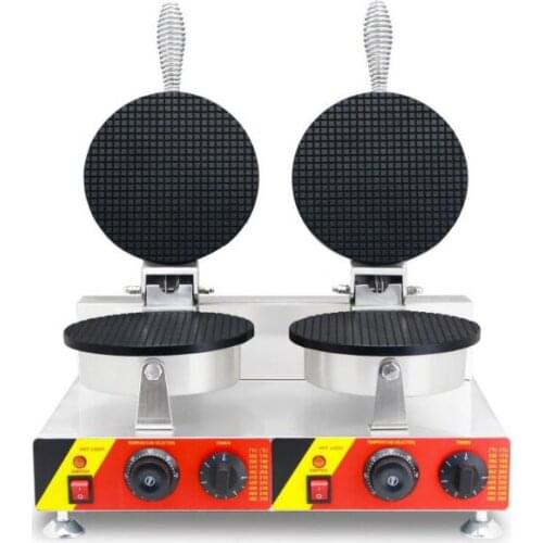 Ice Cream Cone Machine Factory Direct Double Head Ice Cream Equipment Cone Baker NP-602