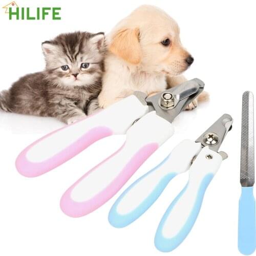 Dog Puppy Nail Clipper Cutter Pet Toe Care Stainless Steel Dogs Cats Claw Nail Clippers Portable Scissors Trim Nails