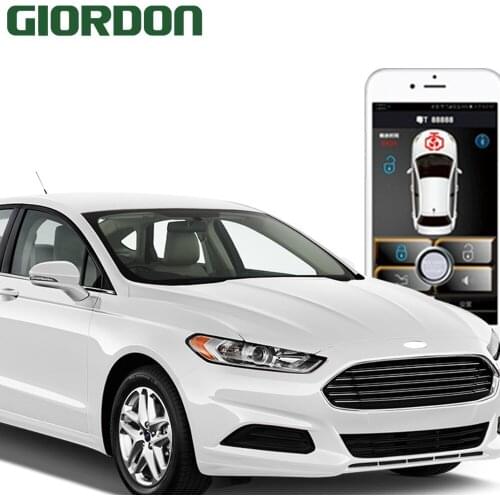 Mobile APP car Bluetooth link car alarm system keyless entry system Automatic trunk opening autostart central locking style PKE