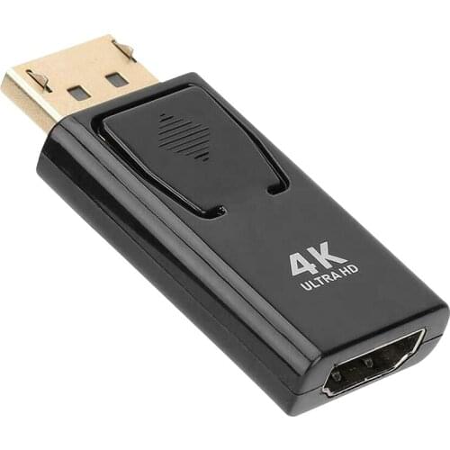 DP Male to HDMI-compatible Standard Female Adapter 4K 30Hz Converter DisplayPort To HDMI-compatible Adapter For PC TV Projector