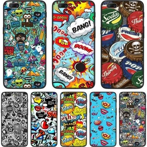 Soft Phone Case For One Plus 3 3T 5 5T 6 6T 7 7 Pro Silicone Anime Graffiti Bomb Back Cover For OnePlus 7 7 Pro 6 6T 5 5T 3 3T
