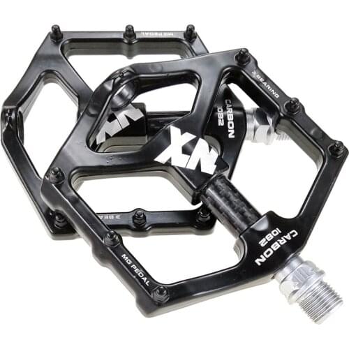2020 ultralight aluminum magnesium alloy MTB pedal 3 sealed bearing carbon fiber tube anti-skid pedal road bike bicycle pedal