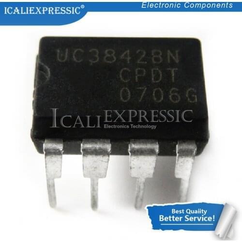 10PCS UC3842AN DIP8 UC3842 UC3842BN DIP 3842AN DIP-8 UC3842A UC3842B UC3842 new and original IC In Stock