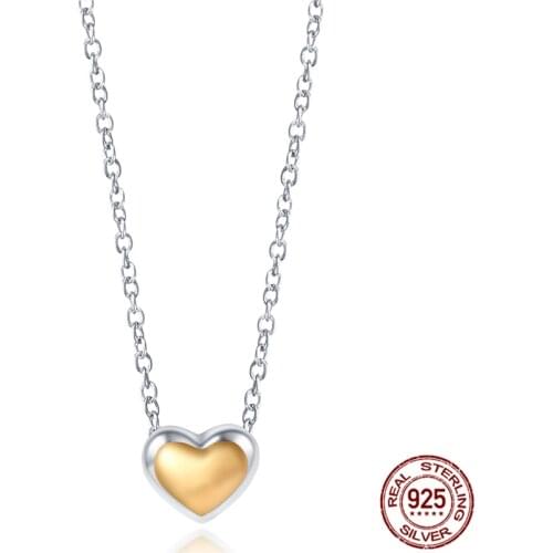 2021 New Hot Sale Genuine 925 Sterling Silver Crown Zircon Love Pendant Necklace Hot Fashion Design Necklace Jewelry