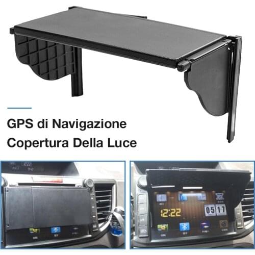 Car Sunshade GPS Navigation Navigator Sun Shade Barrier Light Cover Navigation Shade Block Auto Interior Accessories 5.5-10 Inch