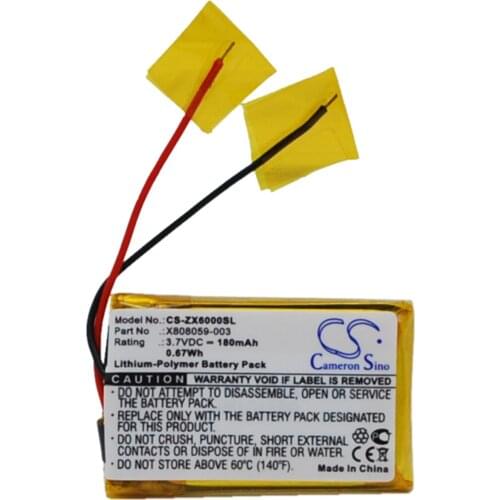 CS 180mAh/0.67Wh battery for Microsoft LifeChat ZX-6000 X808059-003