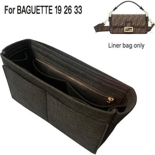 Forb AGUETT E19 26 33 bag insert organizer purse insert, bag shaper-Premium Felt (Handmade/20 Colors)