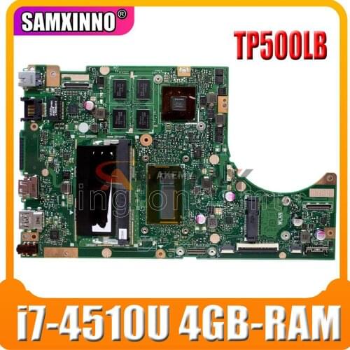 Akemy TP500LB Laptop motherboard For Asus TP500L TP500LB TP500LN TP500LNG mainboard test ok i7-5500U 4GB-RAM 2GB graphics card