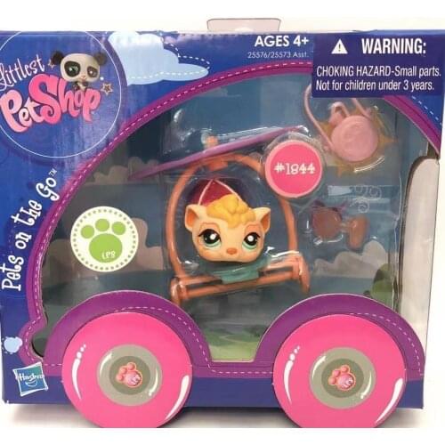 Cute Doll Little Animal Pet 1844 1842 Model Toys Mini Cat Dog Old pet shop detailed boxed figure collection toys for kids gift