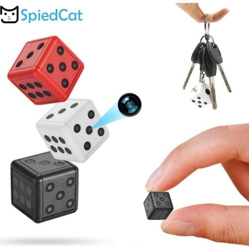 HD 1080P Mini Cam Night Vision Action DV Sport Video Voice Recorder Dice Keychain Motorcycle Micro Camera Support TF card