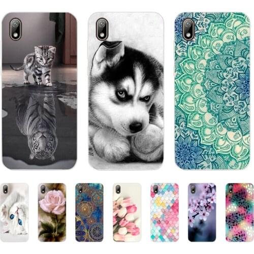 Soft Case For Silicone Back Cover For Cute Phone Cases Cover Bumper for Huawei Y5 Y6 Prime Y7 Pro 2017 2018 2019 Y3 II Y5 II