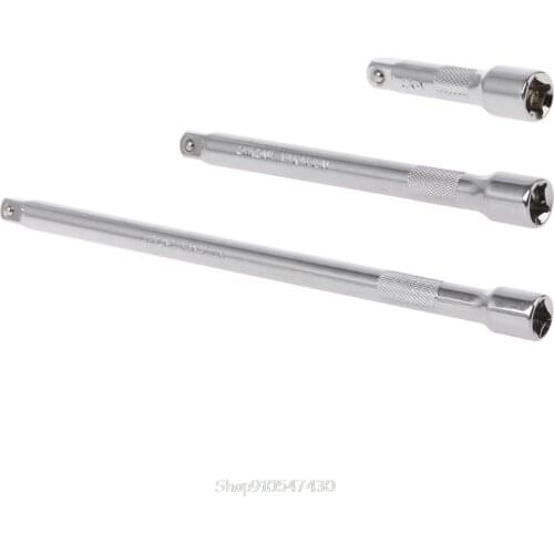 3/8\" Long Short Drive Extension Bar Set Adapter Socket Ratchet Wrench Extender Connecting Rod Hand Adjustment Tools O08 20