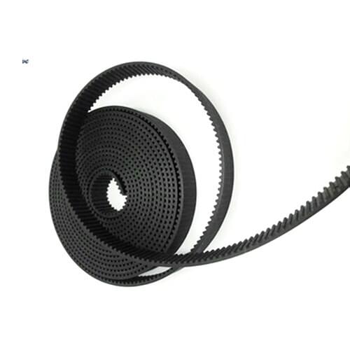 1Meter Black 8M Type 15mm Width PU Transmission Timing Belt With Steel Metal Core For 3D Printer