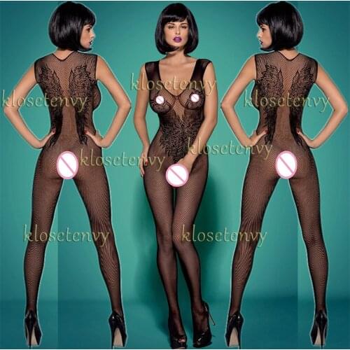 Sexy lingerie bodystocking women Open Crotch plus size body erotic Teddy BabyDoll latex porn fetish lenceria para mujer porno K1