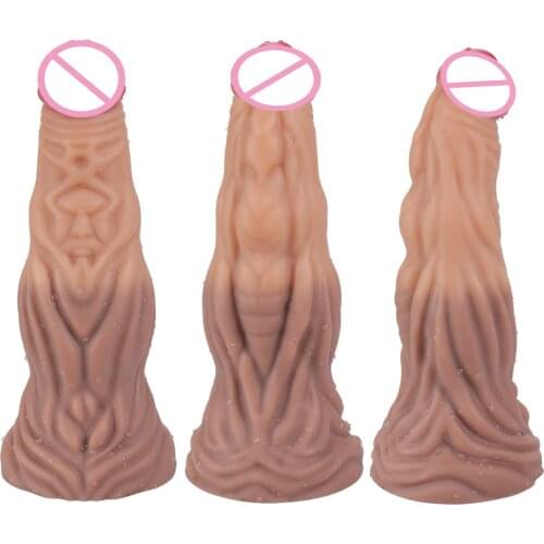 Huge Size God Beast Penis Silicone Anal Butt Plug Suction Cup Dildo Prostate Massage Powerful Stimulate Vaginal Plug Sex Product