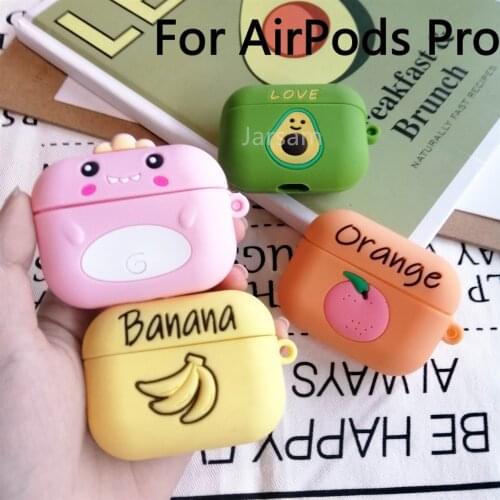 Cute Wireless dinosaur Earphone Case For AirPods pro case Silicone Charging Headphones Case for Airpods pro 3 Protective Cove