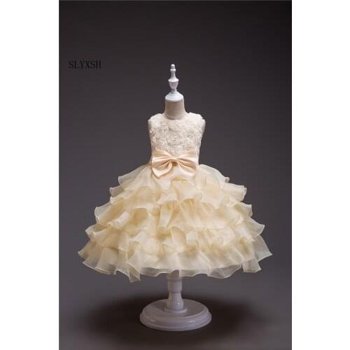 Праздничные платья для девочек SLYXSH China At AliExpress