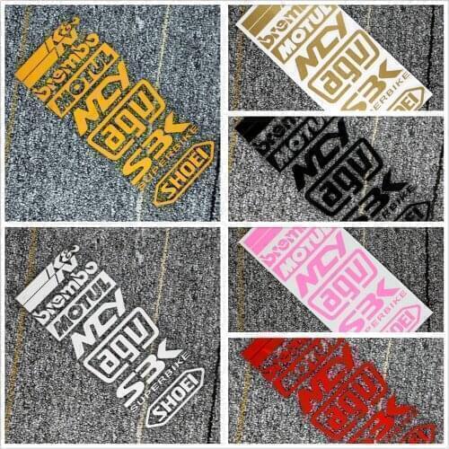 1 Set Reflective Motorcycle Side Strip Bike Helmet Sticker Car Styling Vinyl Decal For YAMAHA Honda KTM Kawasaki New Arrvial