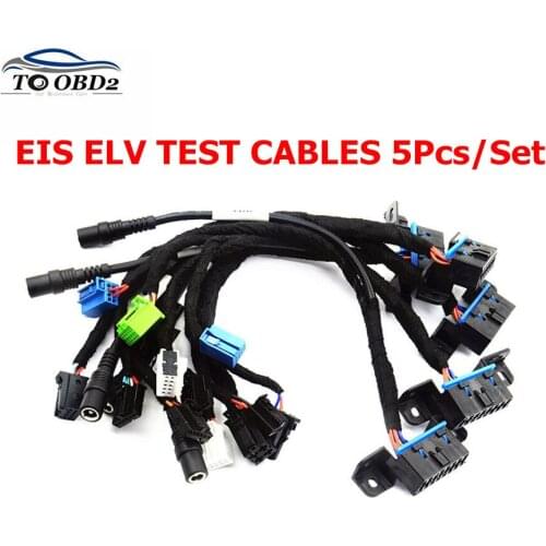 EIS ELV Five in One Test Cables For Mercedes-Benz Works With CGDI MB VVDI MB BGA TOOL in 1 (W204 W212 W221 W164 W166) 5pcs/set