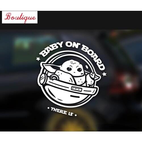 Waterproof personalized decorative reflective cartoon decal, suitable for car black / silver covered with scratch PVC