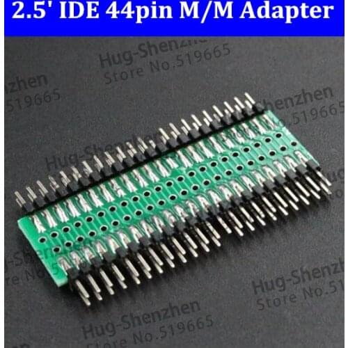 High qaulity 2.5' IDE Connector 44Pin 44-Pin Male to 44Pin 44-Pin Male 2.5 inch IDE Adapter M-M Adapter Card for POS / IPC