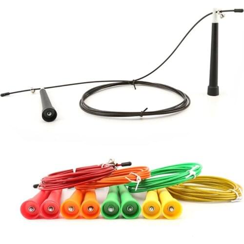 YOUGLE Adjustable Steel Wire Skipping Jump Rope Fitnesss Equipment Skip 3m