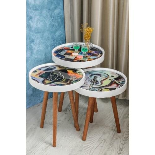 Zigon Coffee Table 3 pcs coffee tables living room coffee table coffee table