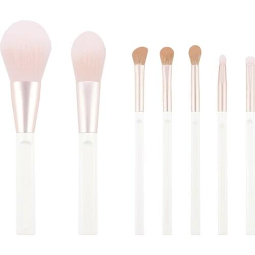 1Pcs Pink Cosmetic Powder Eye Shadow Foundation Blush Brush Makeup Brushes Tool Set Portable Beauty Tools Make Up Brush