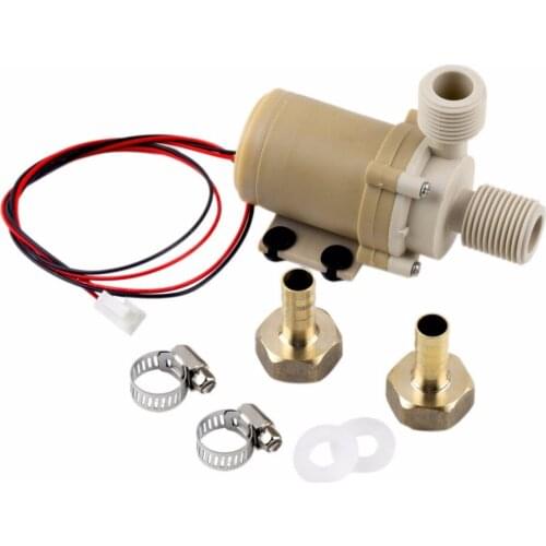 1pc Solar Water Pump 12V DC Waterpomp 3M Hot Water Circulation Pompe Brushless Motor high pressure Food Grade High Quality New