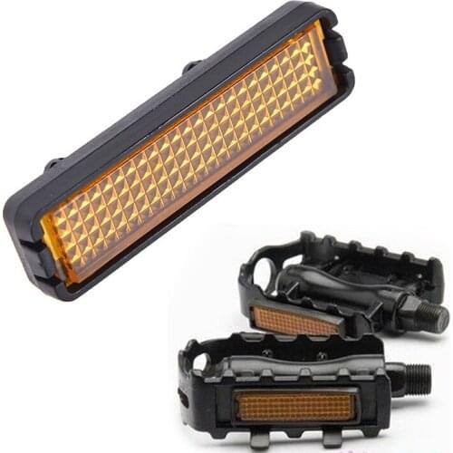 1pc Bike Foot Pedal Universal Bicycle Reflector Cycle Cycling Reflectors