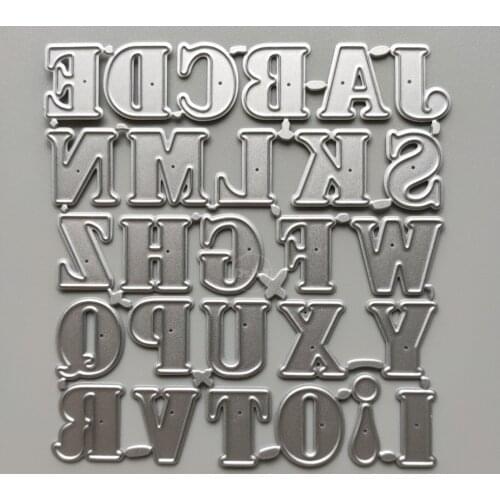 2021 Letter Metal Cutting Dies DIY Scrapbooking Paper Photo Album Crafts Mould Cards Embossing Mold Stencils for Decor