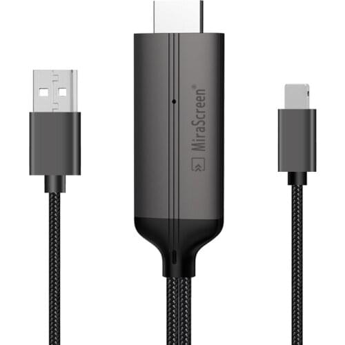 4K 1080P for iPhone to HDMI Lightning To HDMI Cable HDTV TV Digital AV Adapter Converter for iPhone X/11/8P/6S/7P/iPad Air