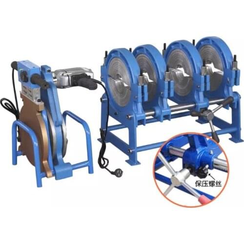 63-200 Manual thrust butt welding machine PE fusion welding machine PE precision hot melting machine butt fusion welder 220V/110